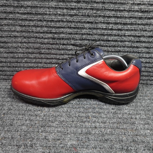 FootJoy Golf Shoes Mens 11.5 REd White Blue MyJoys American Flag Leather main image 6